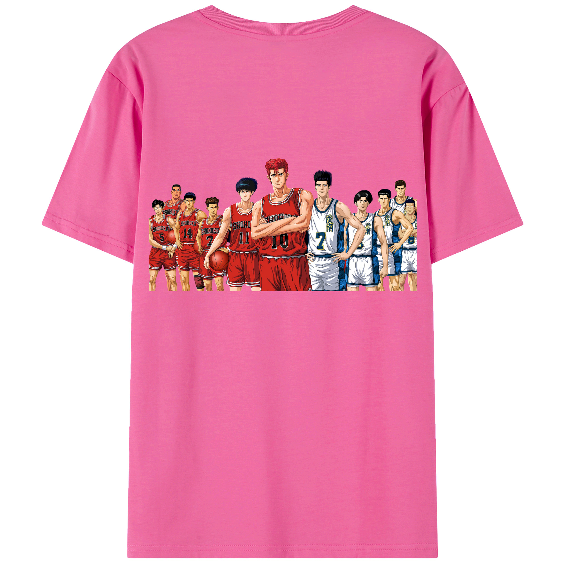 SLAM DUNK／スラムダンク レディース半袖Tシャツ(バックプリント)